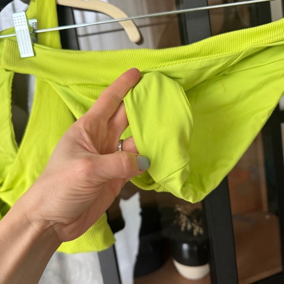 L*Space reversible bikini set ribbed camacho bottoms low rise tie top tara top - Picture 10 of 16